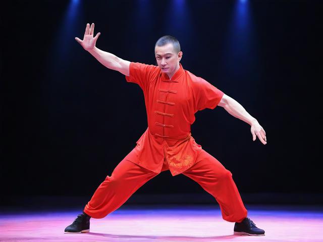 九游体育网站_ 传统武术表演会，文化韵味在运动中绽放，武术演出